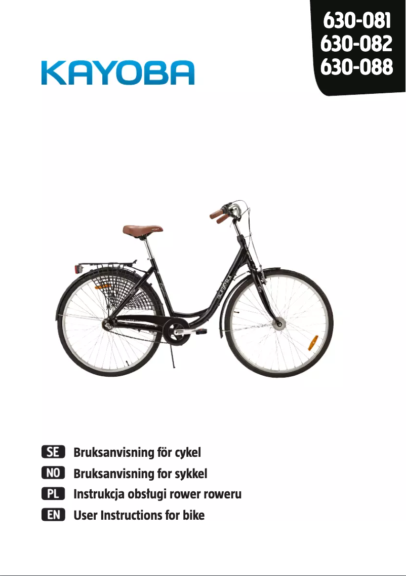 Página 1 del manual Manual de usuario Kayoba Elegance 630-081