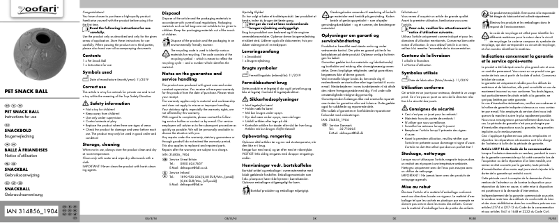 Página 1 del manual Manual de usuario Zoofari IAN 314856