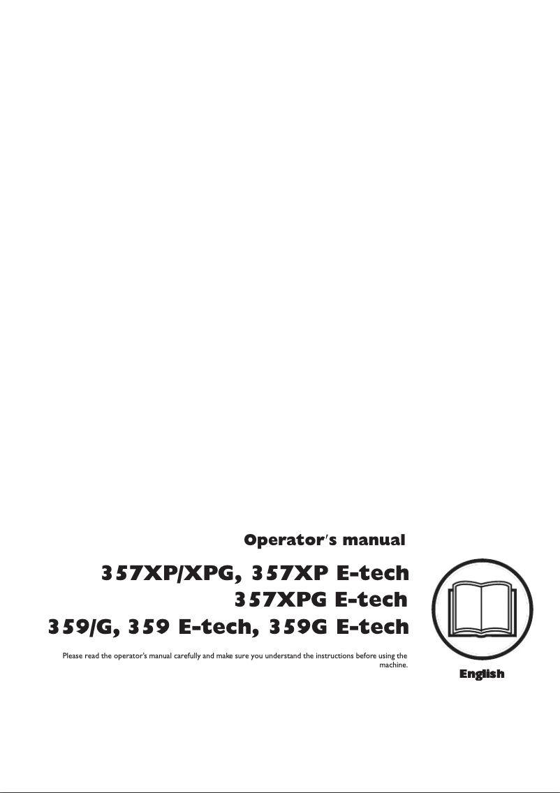 Imagen de la primera página del manual del dispositivo 357 XP