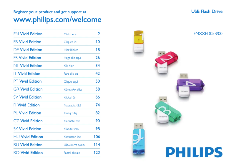 Página nº 1 - Manual de usuario Philips FM01FD05B