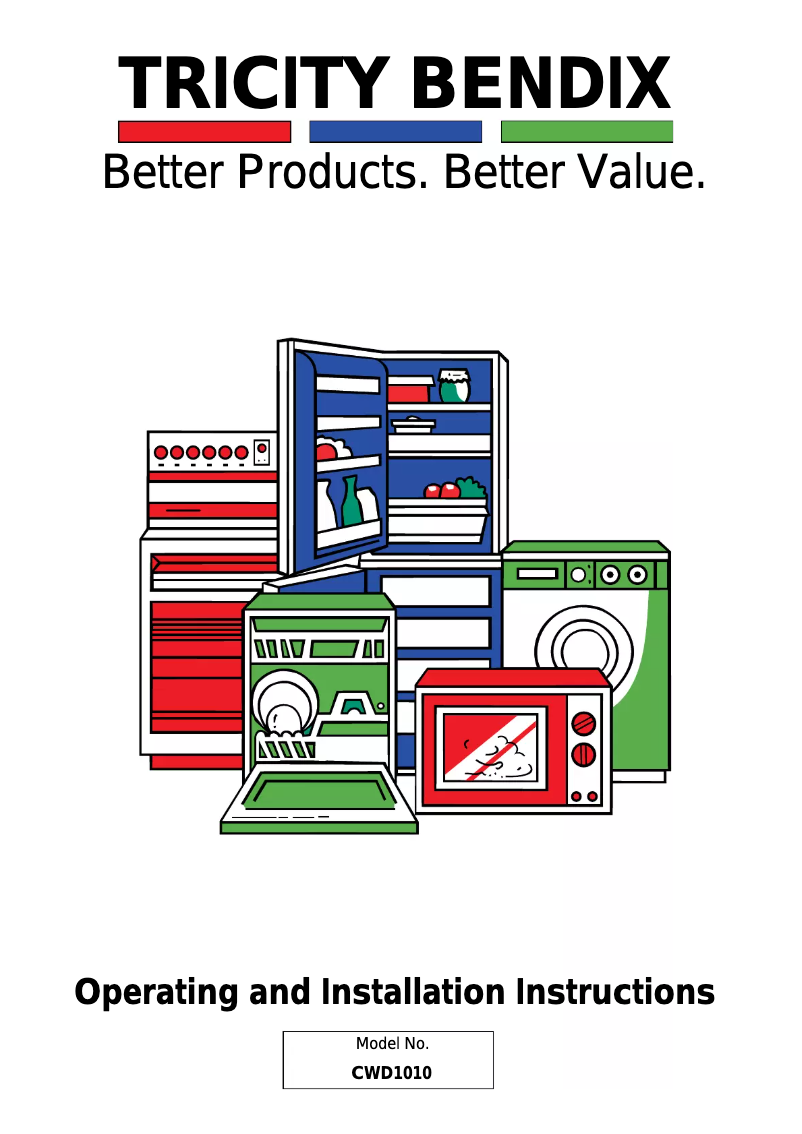 Imagen de la primera página del manual del dispositivo CWD 1010
