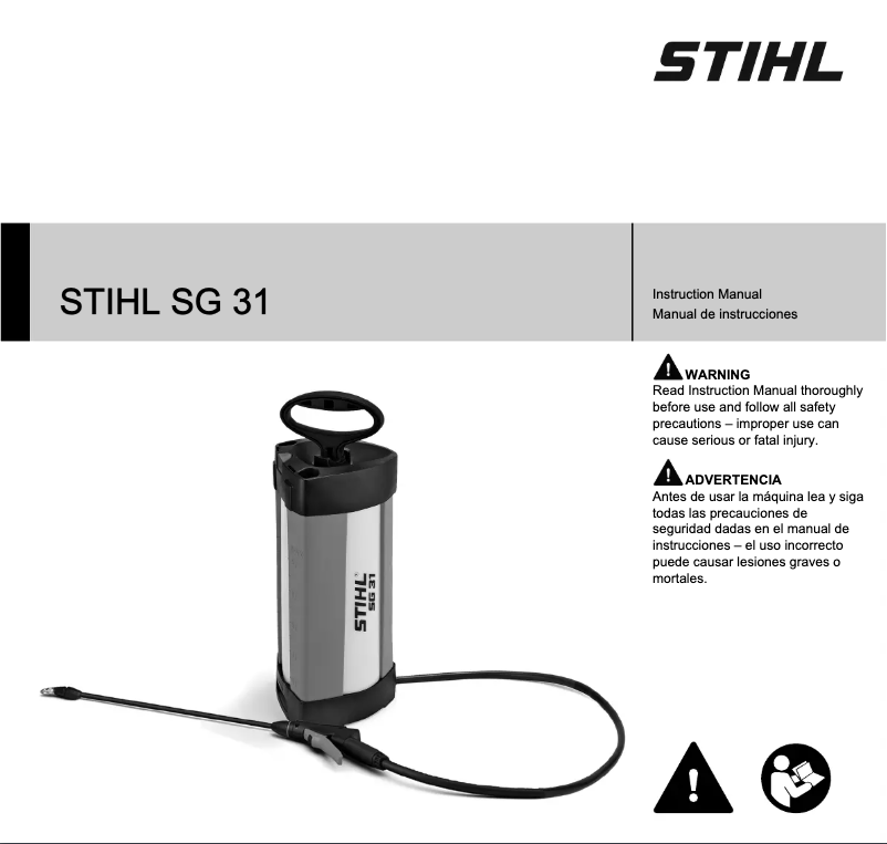 Página 1 del manual Manual de usuario Stihl SG 31