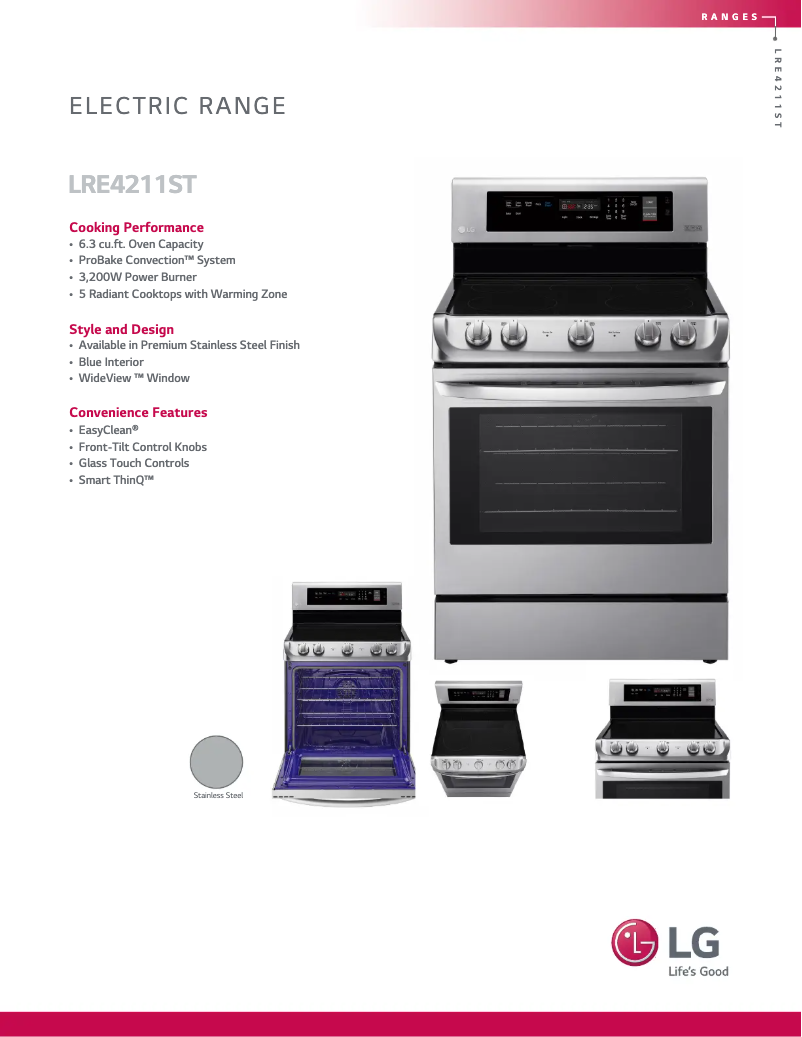 Imagen de la primera página del manual del dispositivo LRE4211ST