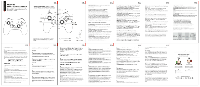 Imagen de la primera página del manual del dispositivo MGP-BT