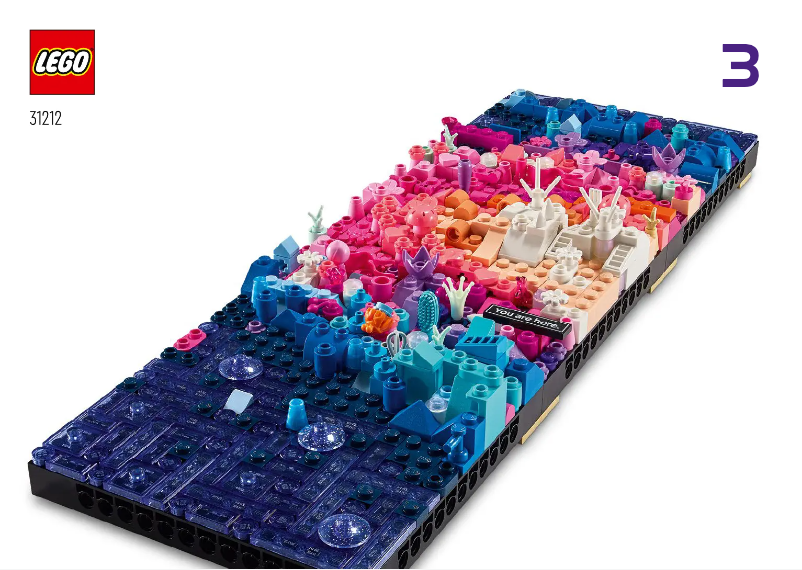 Página 1 del manual Manual de usuario Lego Art 31212