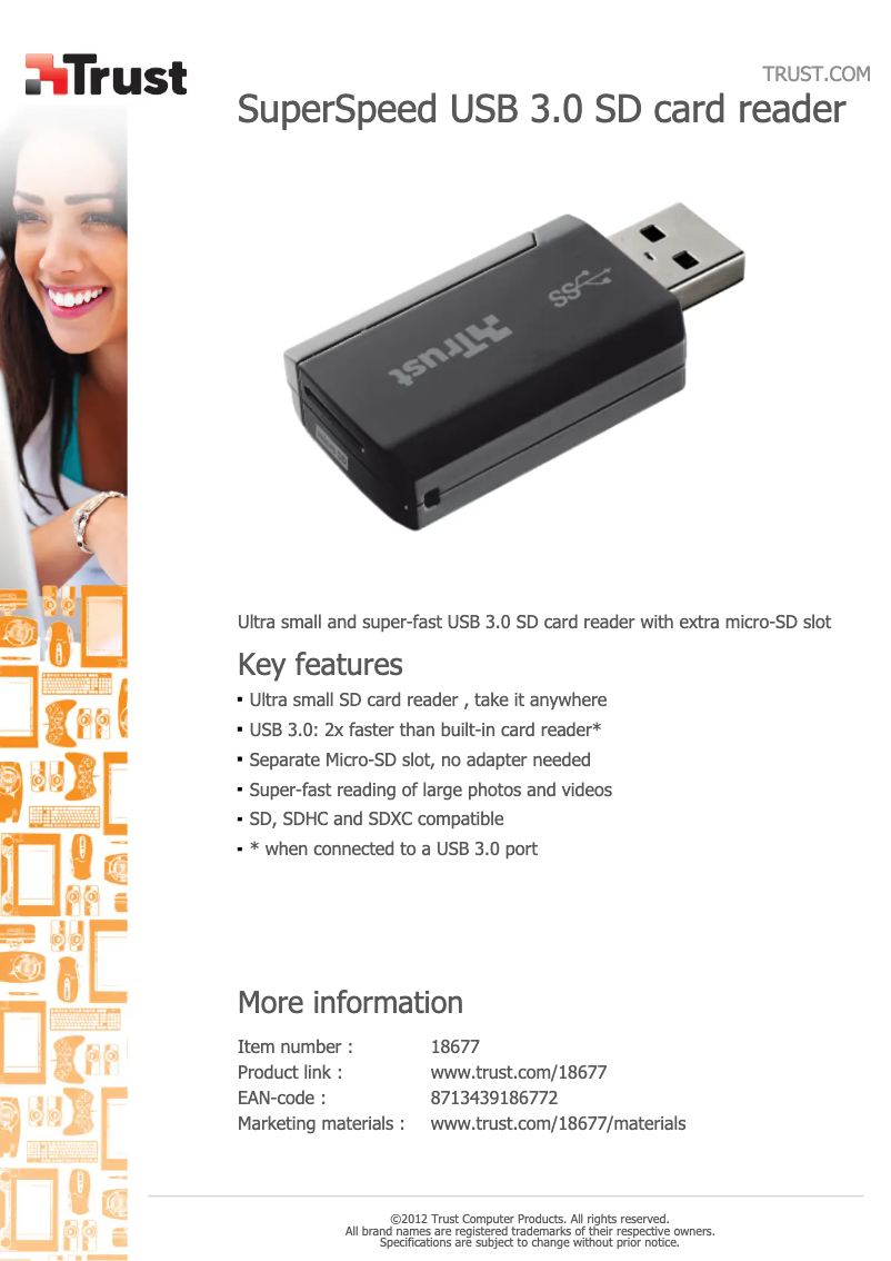 Imagen de la primera página del manual del dispositivo 18677