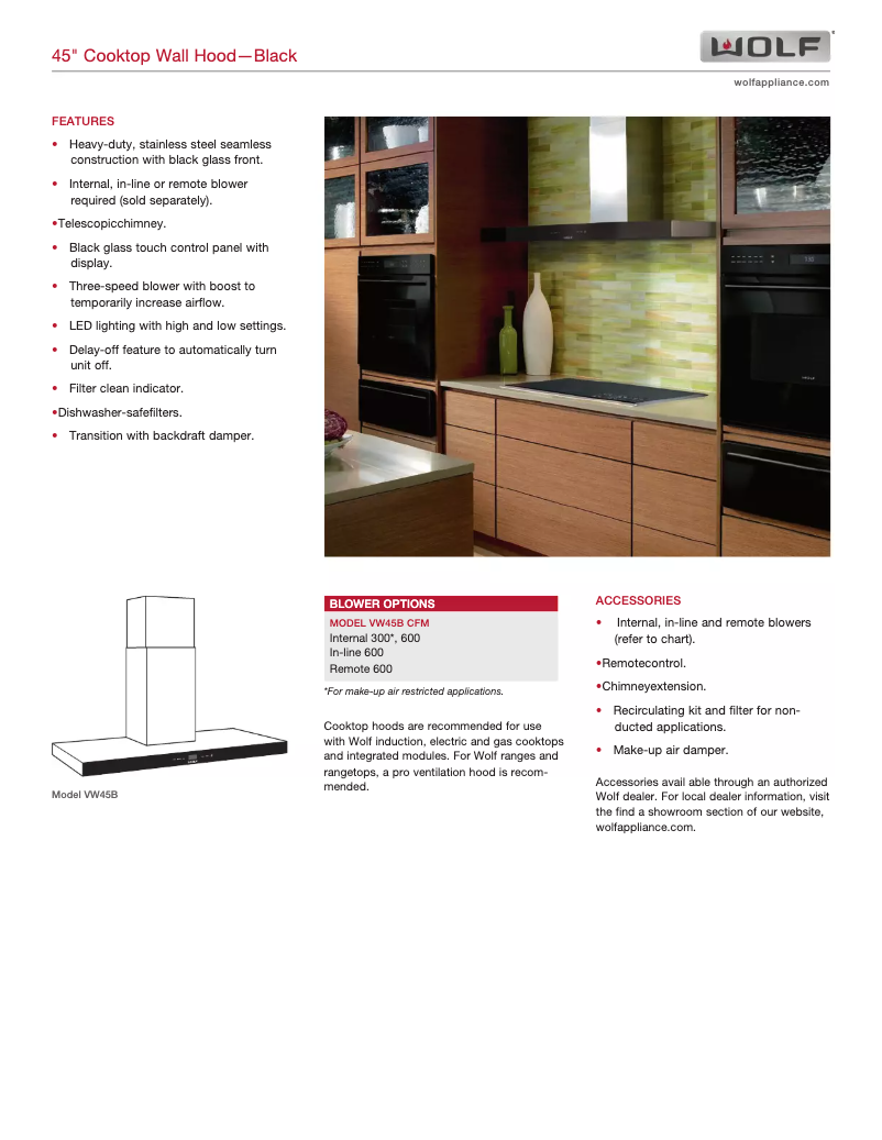 Imagen de la primera página del manual del dispositivo VW45B