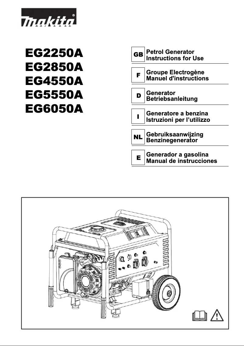 Página 1 del manual Manual de usuario Makita EG6050A