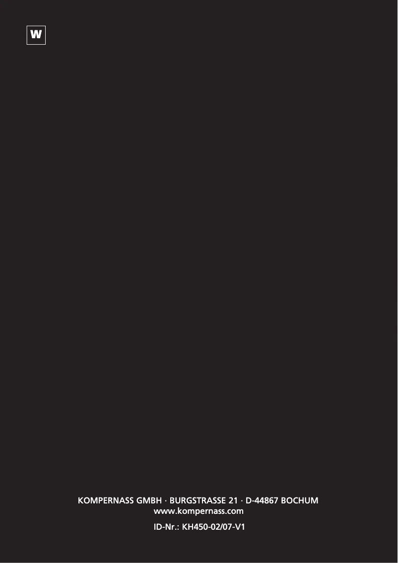 Imagen de la primera página del manual del dispositivo KH 450