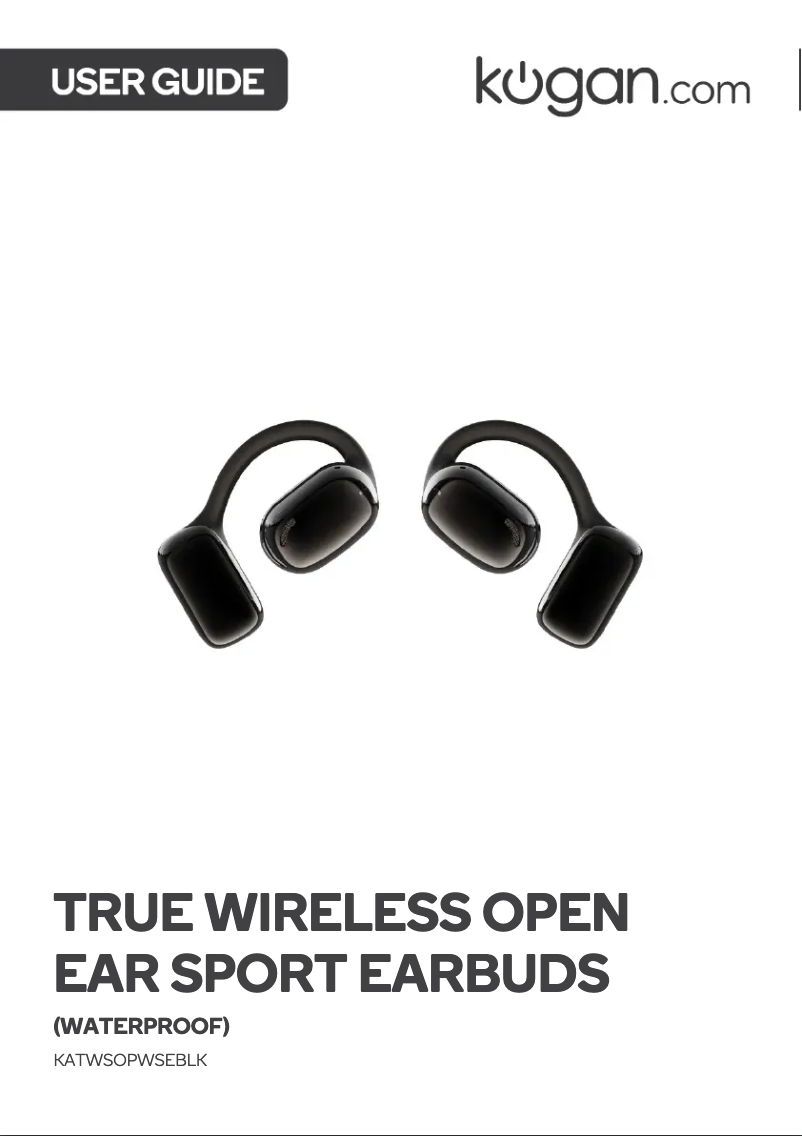 Imagen de la primera página del manual del dispositivo KATWSOPWSEBLK