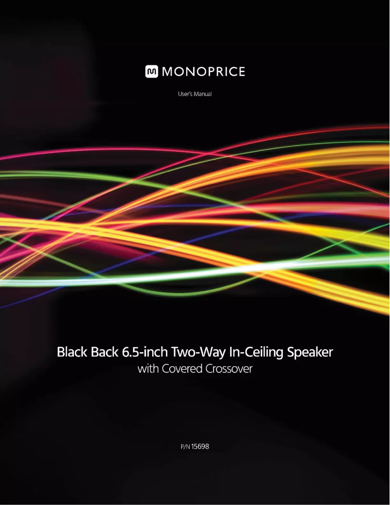 Imagen de la primera página del manual del dispositivo 15698