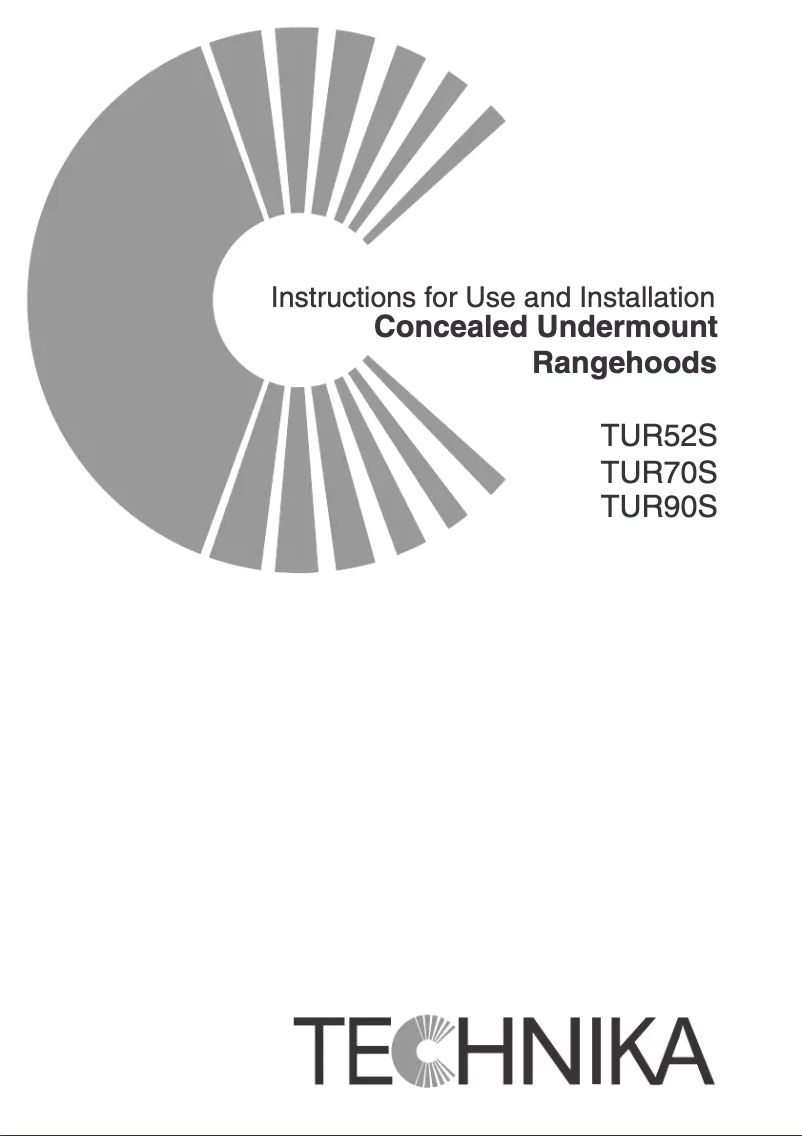 Imagen de la primera página del manual del dispositivo TUR52S
