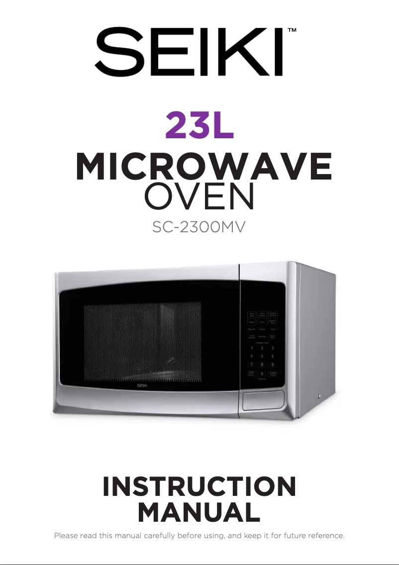 Página 1 del manual Manual de usuario Seiki SC-2300MV