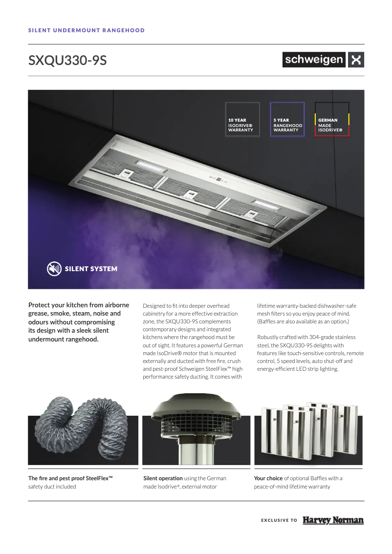 Página nº 1 - Ficha técnica Schweigen SXQU330-9S