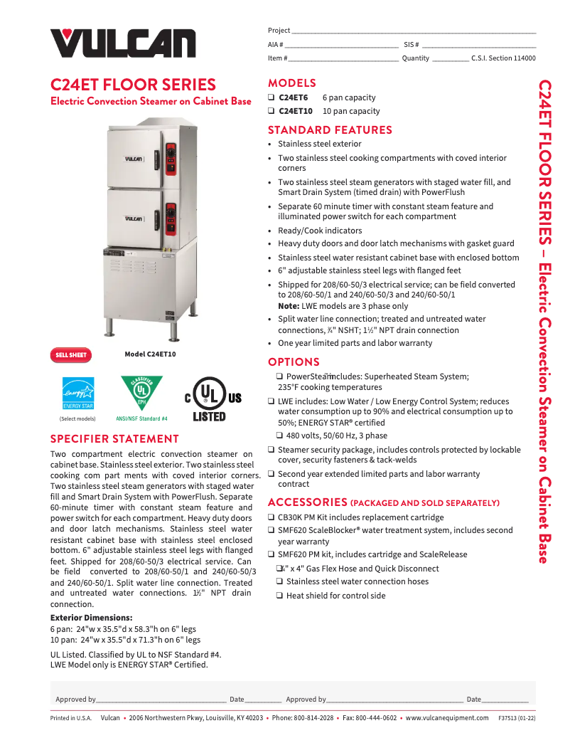 Imagen de la primera página del manual del dispositivo C24ET10-PS
