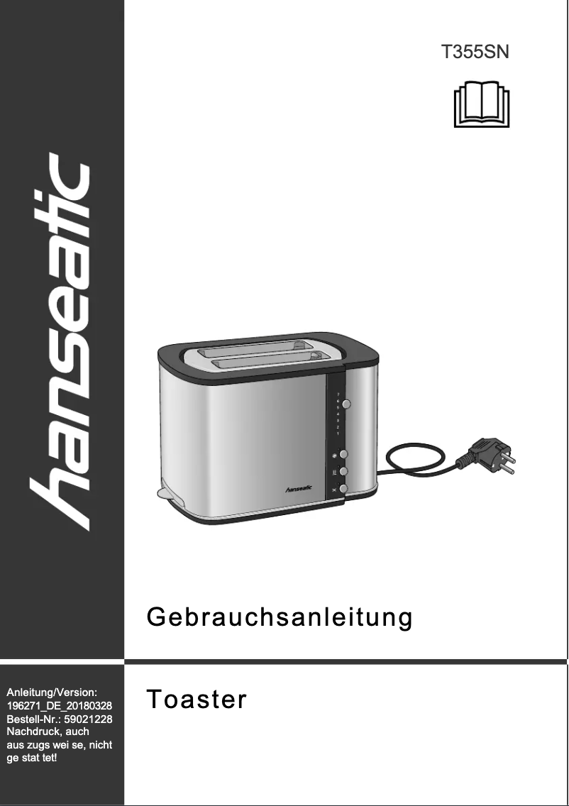 Página nº 1 - Manual de usuario Hanseatic T355SN