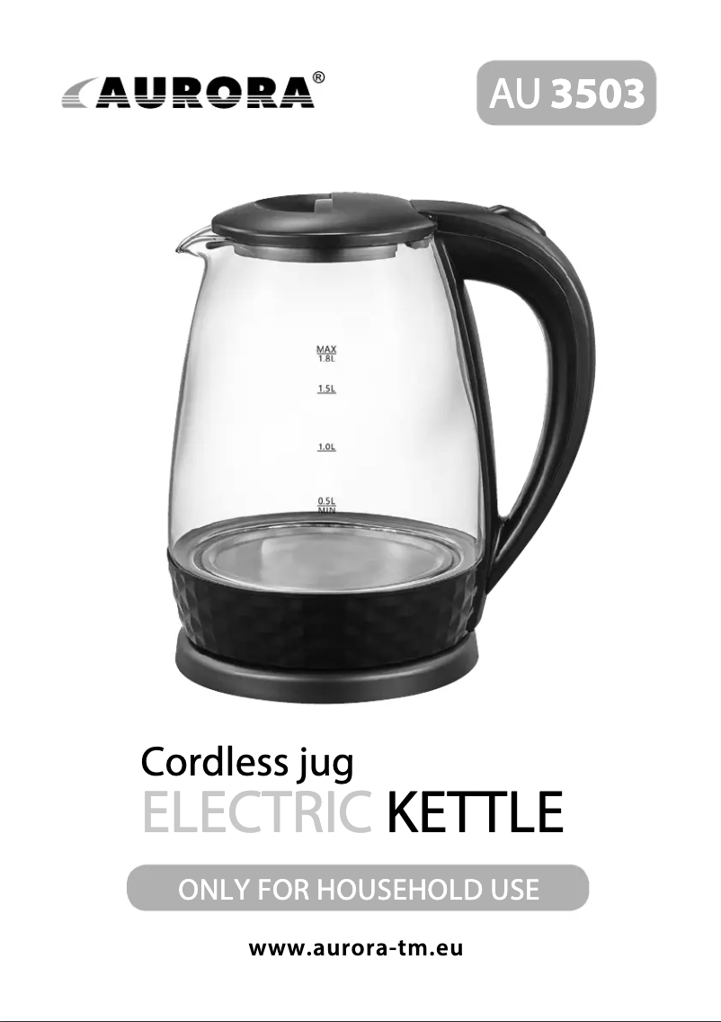 Imagen de la primera página del manual del dispositivo AU3503