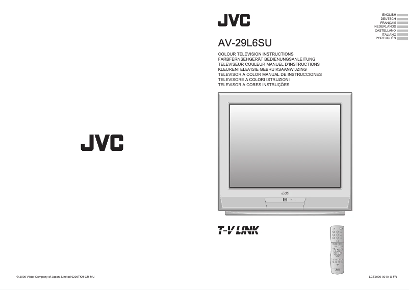 Imagen de la primera página del manual del dispositivo AV-29L6SU