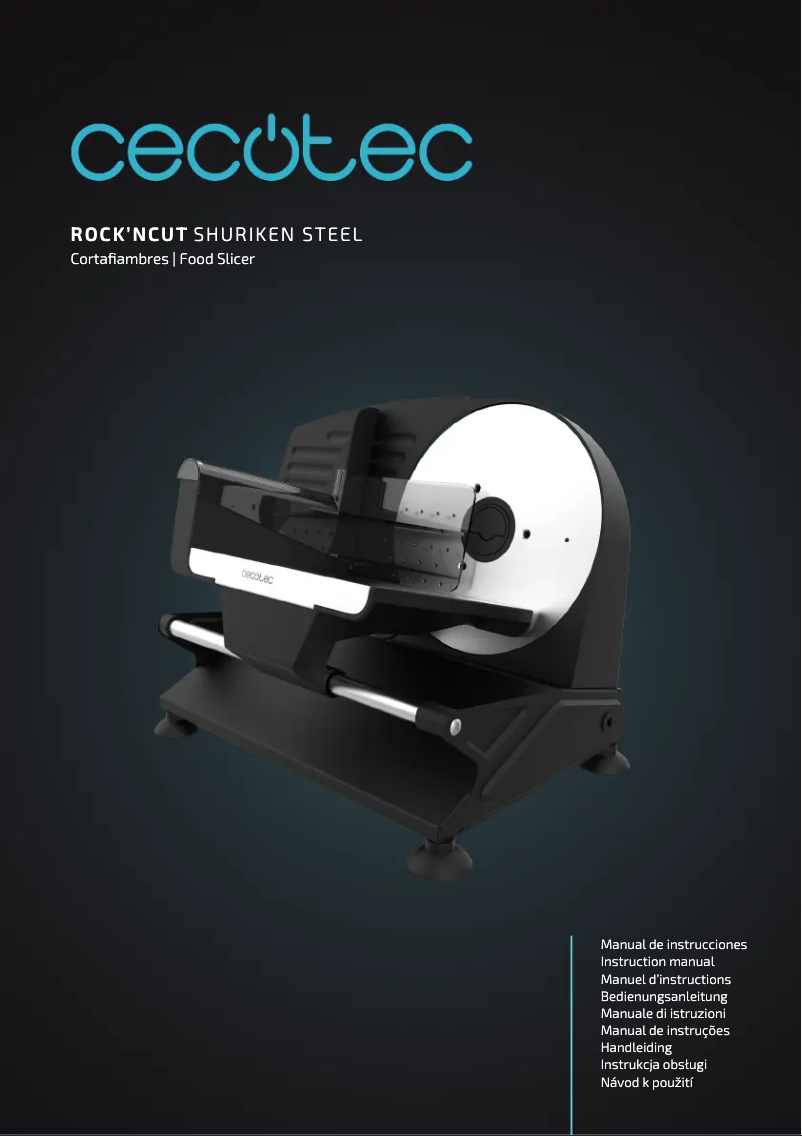 Imagen de la primera página del manual del dispositivo Rock’nCut Shuriken