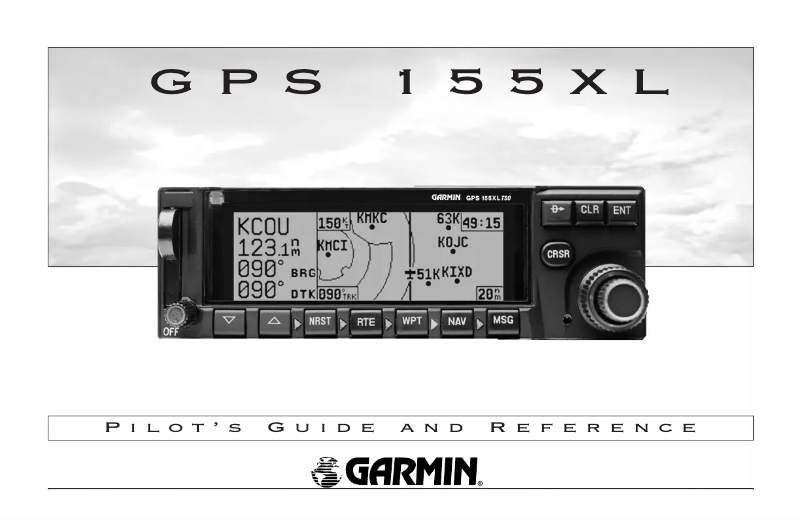 Página 1 del manual Manual de usuario Garmin GPS 155XL TSO