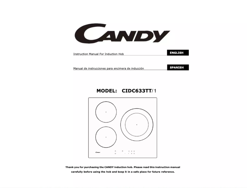 Imagen de la primera página del manual del dispositivo CIDC633TT/1