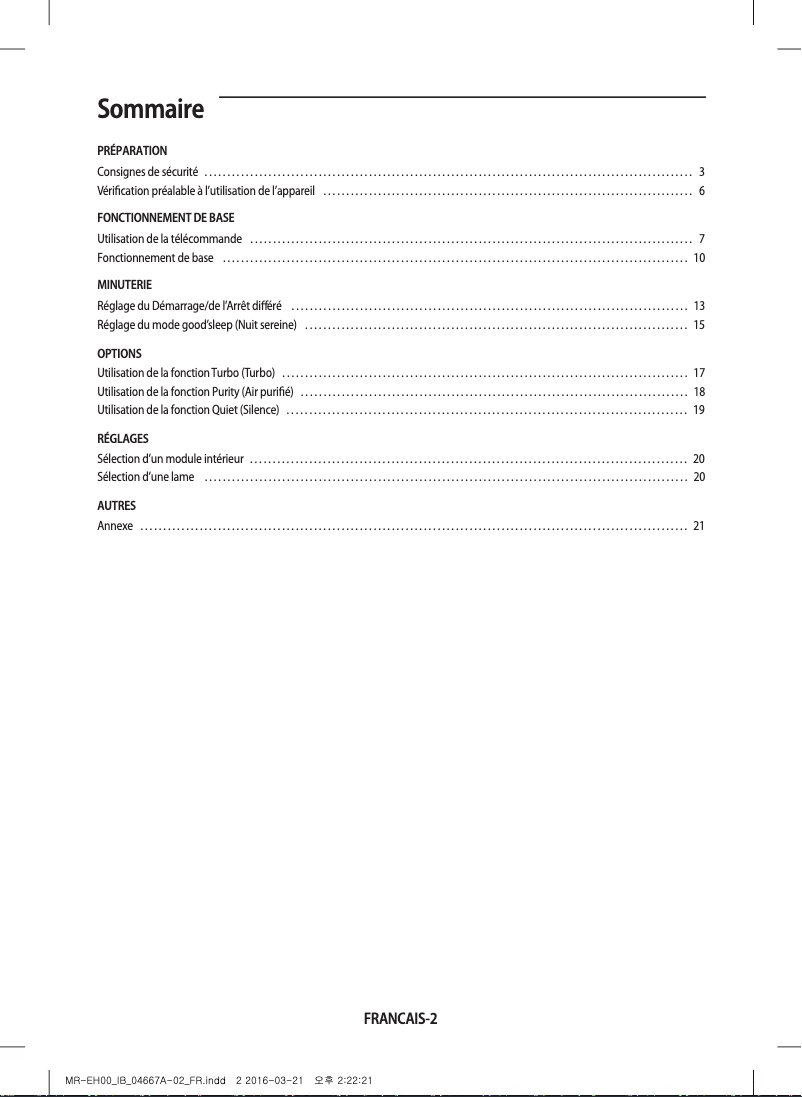 Página 1 del manual Manual de usuario Samsung MR-EH00DZ