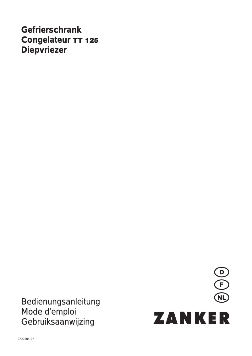 Imagen de la primera página del manual del dispositivo TT 125