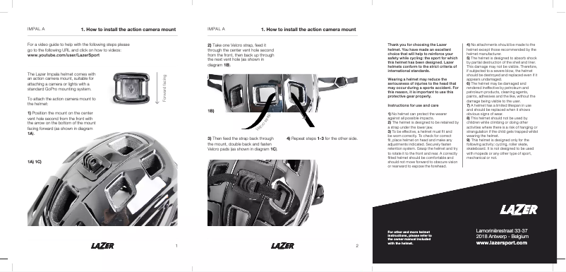 Página nº 1 - Manual de usuario Lazer Impala
