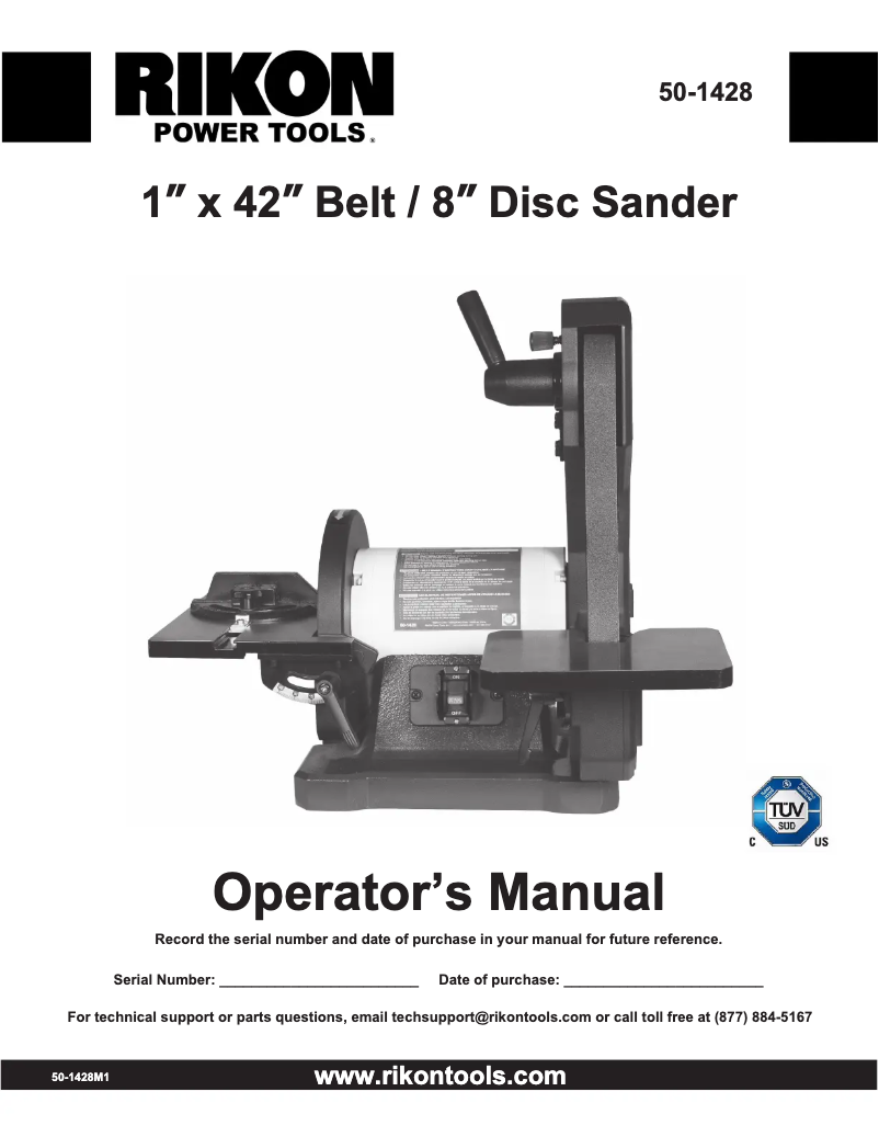 Imagen de la primera página del manual del dispositivo 50-1428
