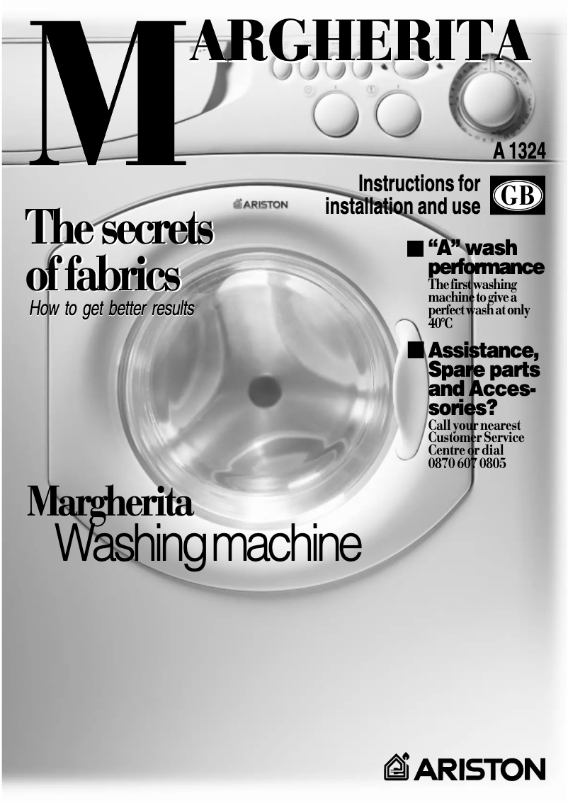 Página 1 del manual Manual de usuario Ariston Thermo A1324