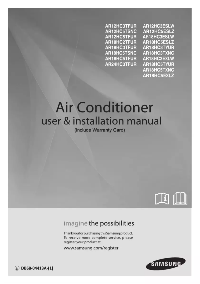 Imagen de la primera página del manual del dispositivo AR18HC2TYURNNA