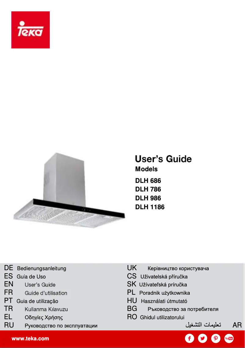 Imagen de la primera página del manual del dispositivo DLH 986 T