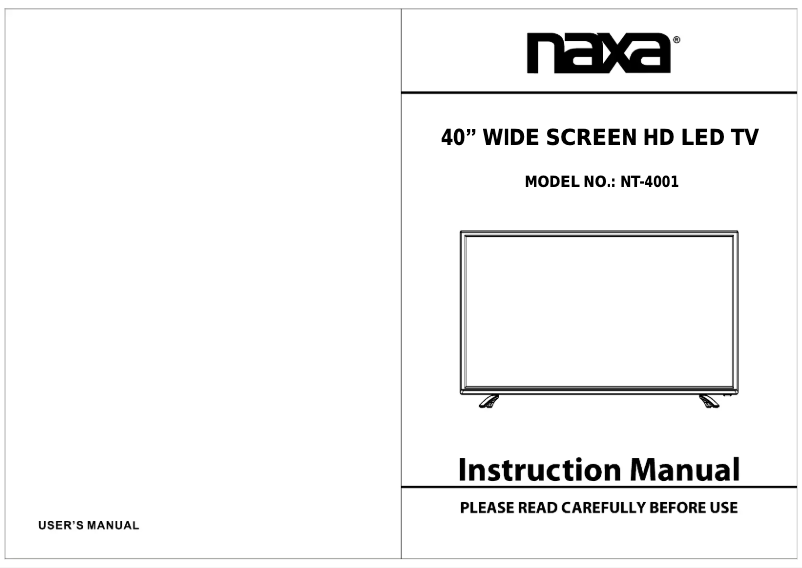Imagen de la primera página del manual del dispositivo NT-4001