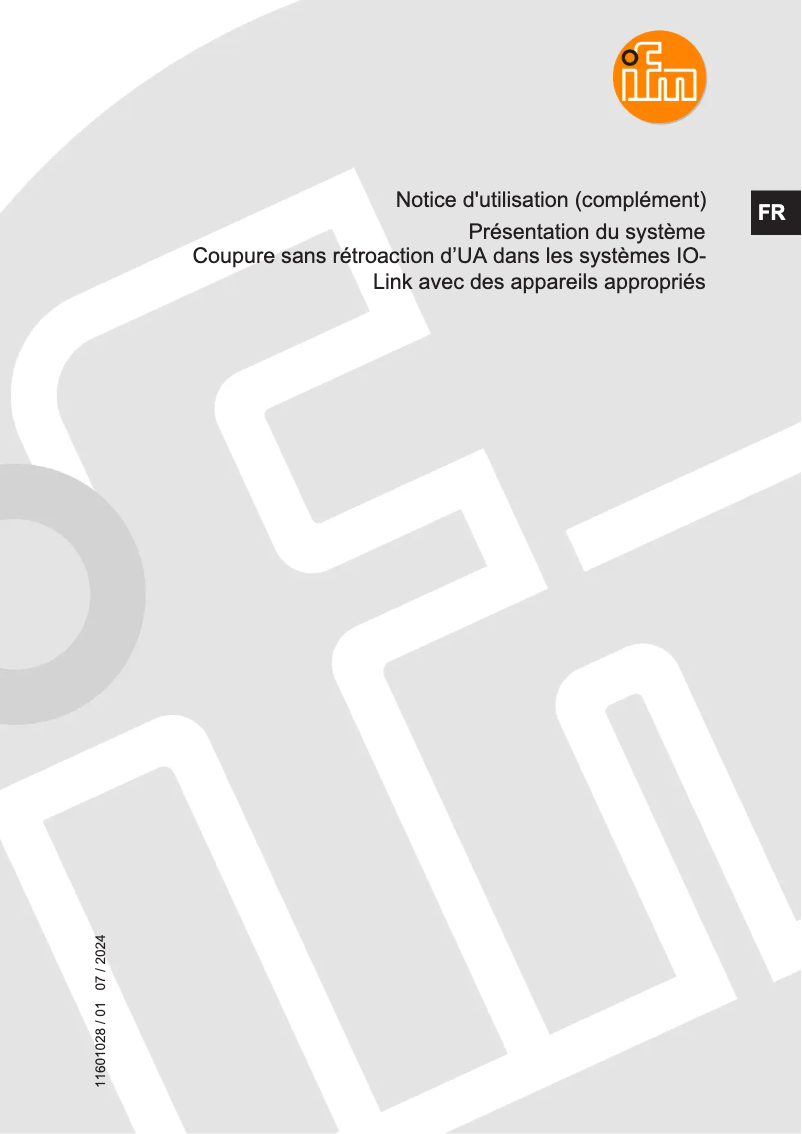 Página 1 del manual Manual de usuario IFM AL1401