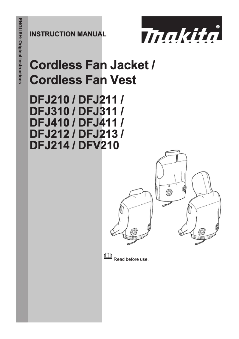 Imagen de la primera página del manual del dispositivo DFV210Z