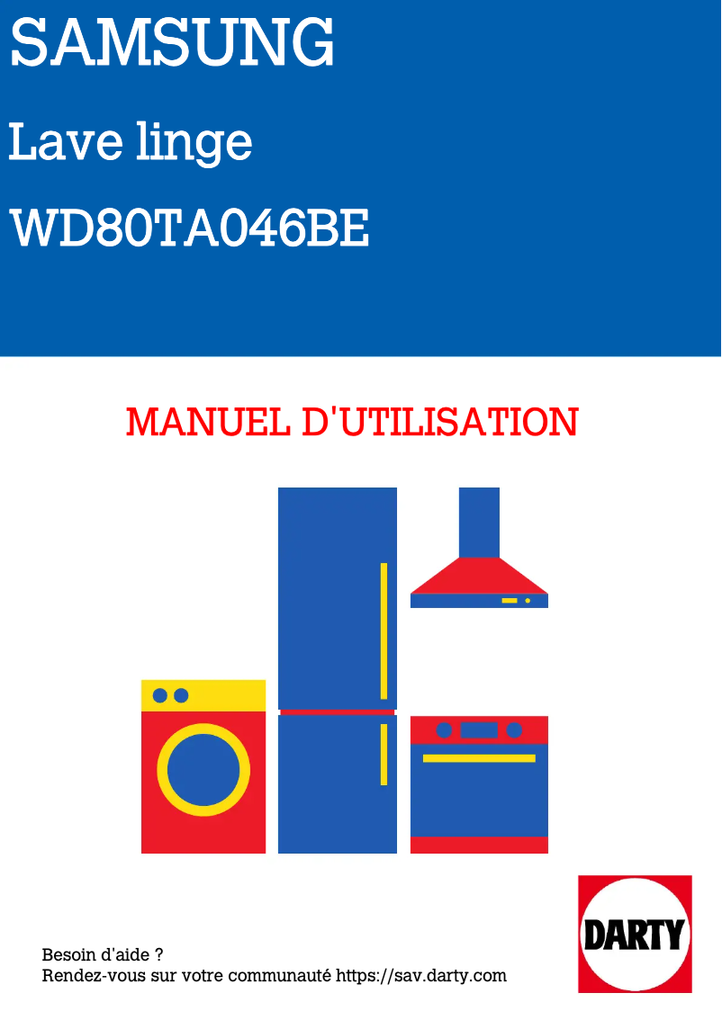 Imagen de la primera página del manual del dispositivo WD80TA046BE