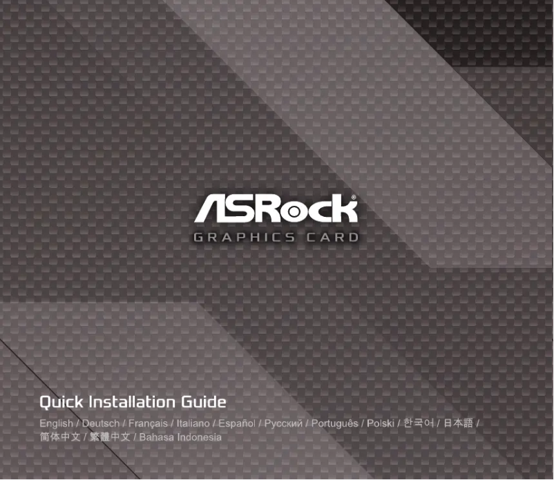 Imagen de la primera página del manual del dispositivo Radeon RX 6700 XT 12GB