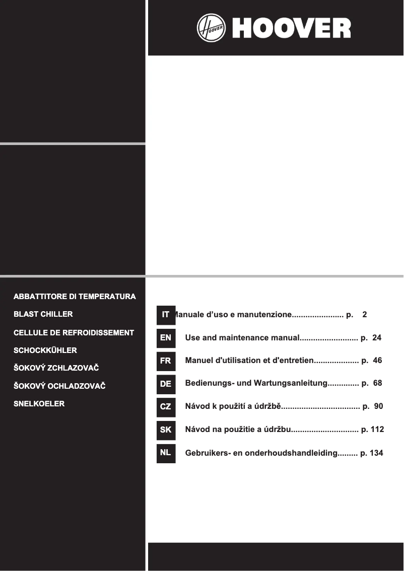 Página 1 del manual Manual de usuario Hoover HBC 450 SV