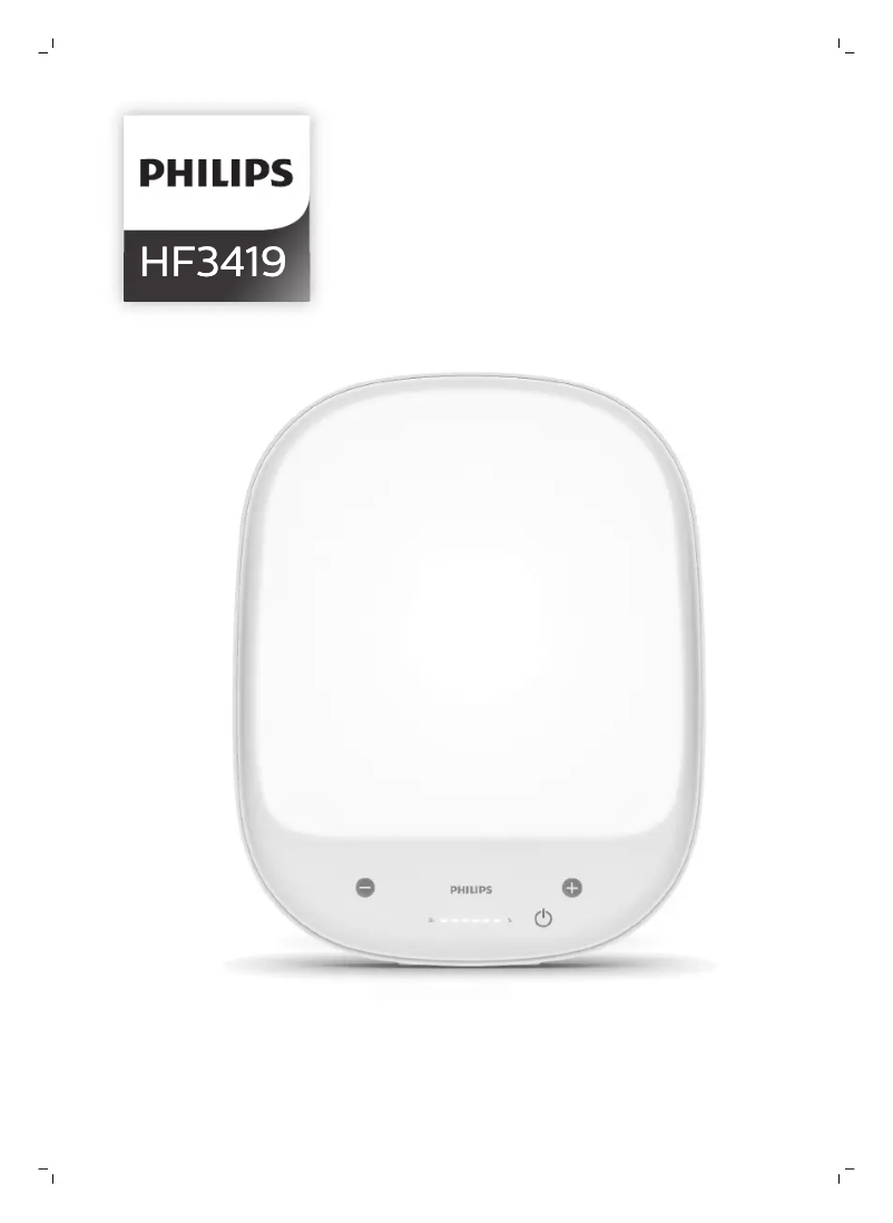 Imagen de la primera página del manual del dispositivo EnergyUp HF3419