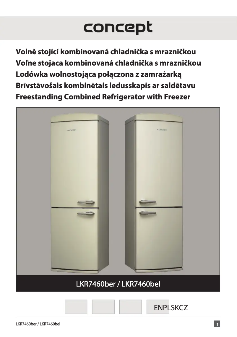 Imagen de la primera página del manual del dispositivo Retro LKR7460BEL