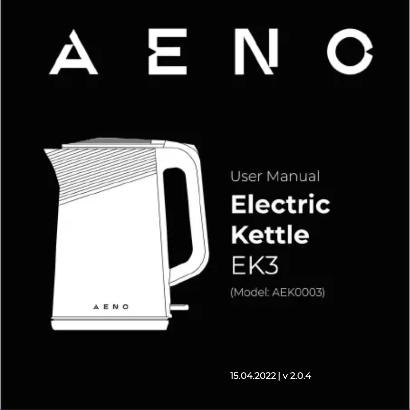 Imagen de la primera página del manual del dispositivo EK3