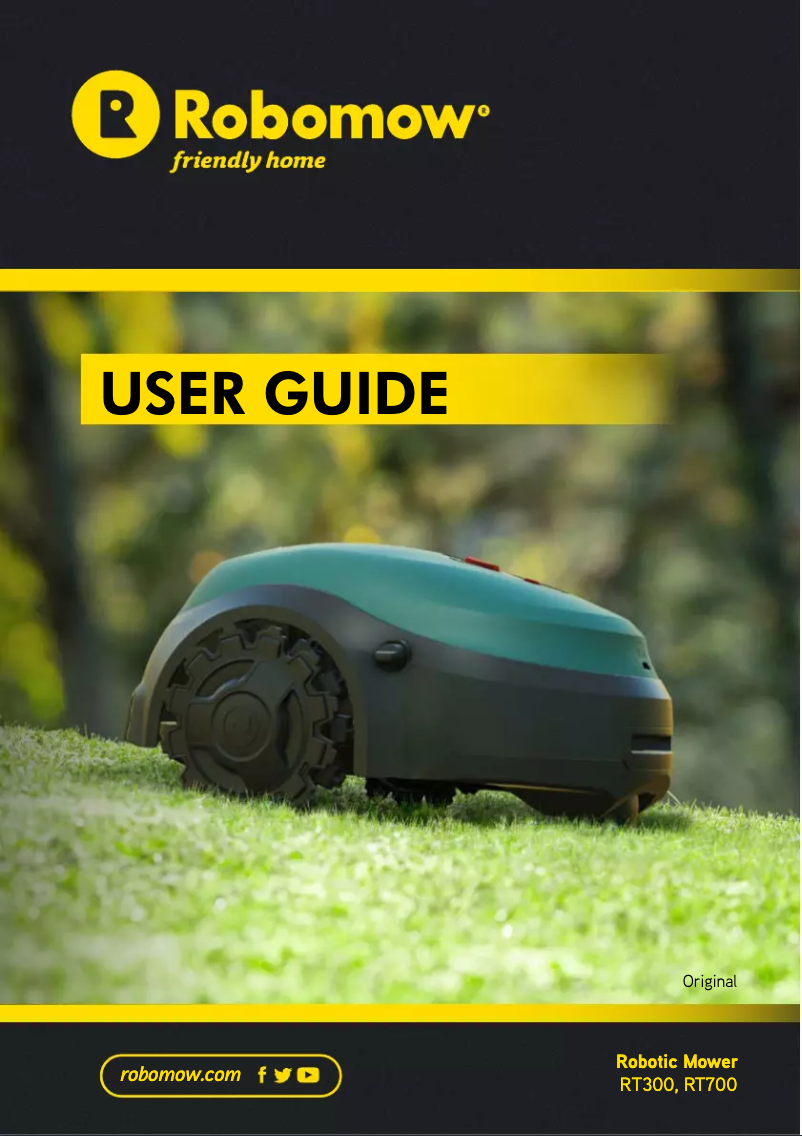 Imagen de la primera página del manual del dispositivo RT300