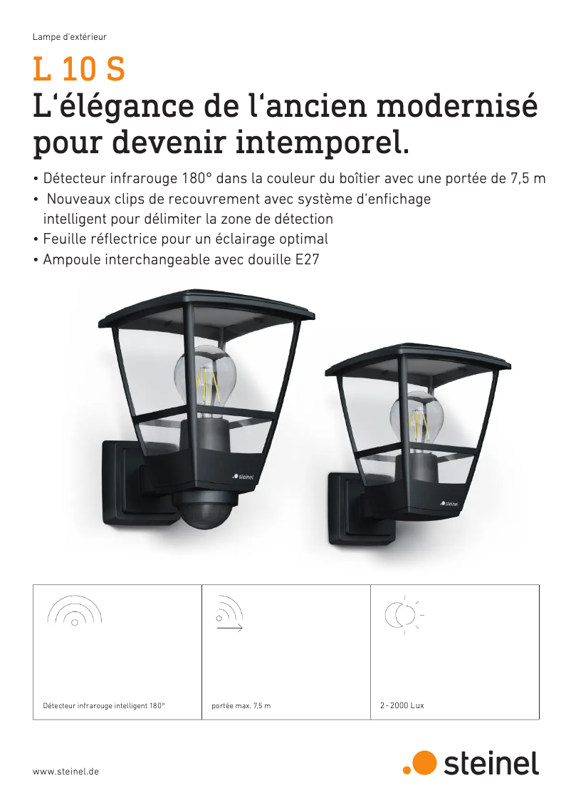 Imagen de la primera página del manual del dispositivo L 10 S