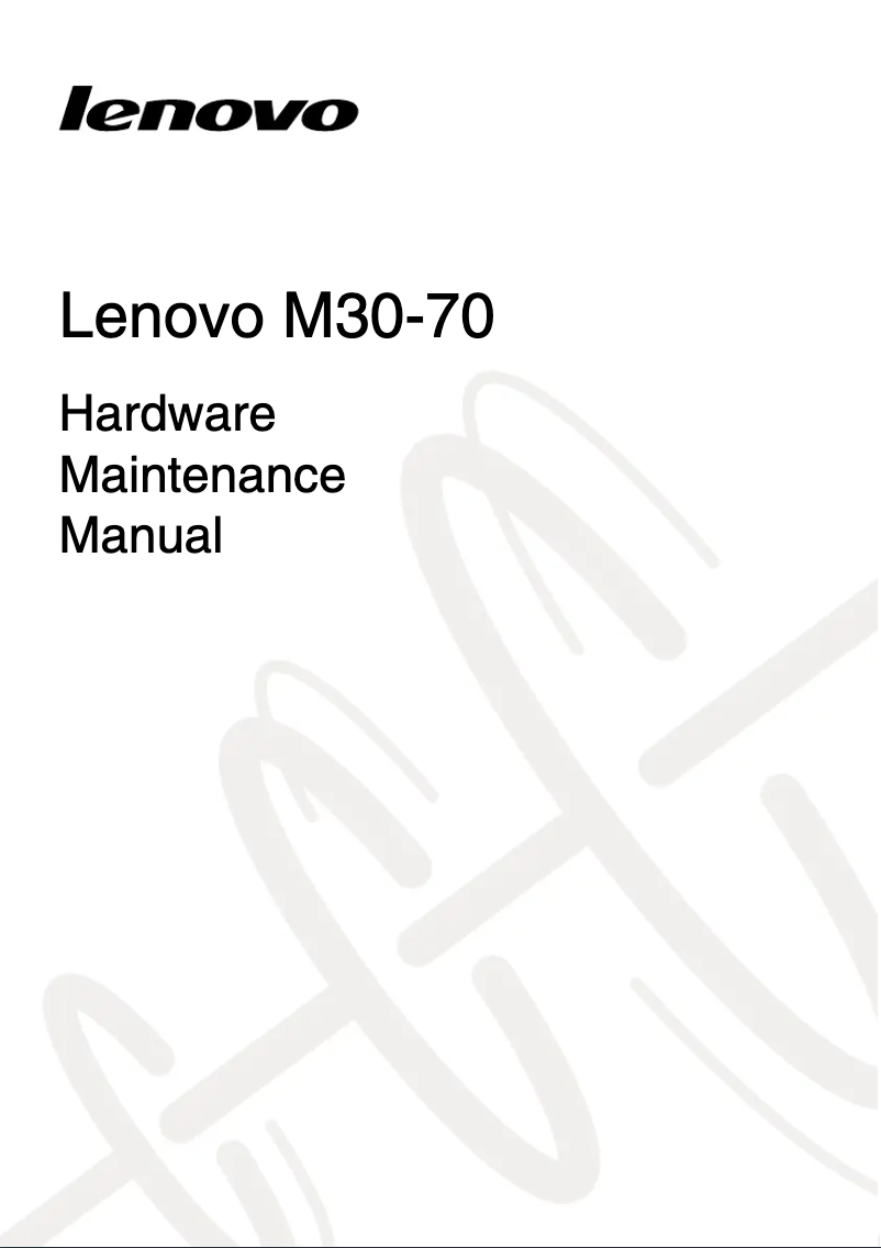 Página nº 1 - Manual de usuario Lenovo IdeaPad M30-70