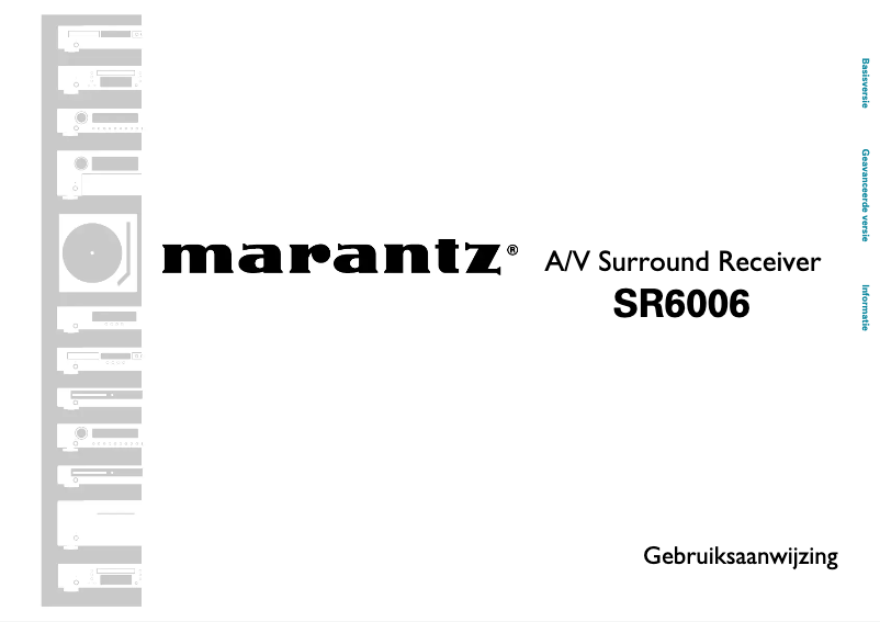 Página 1 del manual Manual de usuario Marantz SR6006