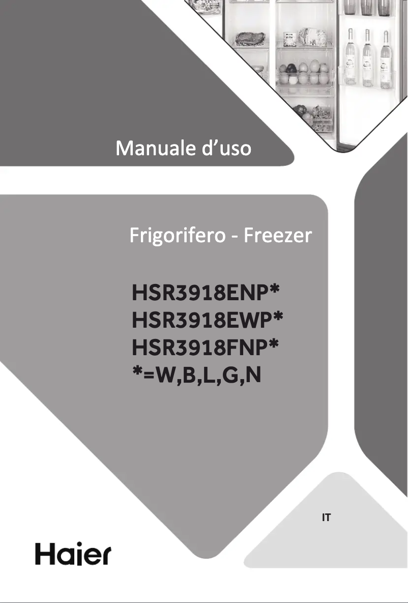 Imagen de la primera página del manual del dispositivo HSR3918ENPG