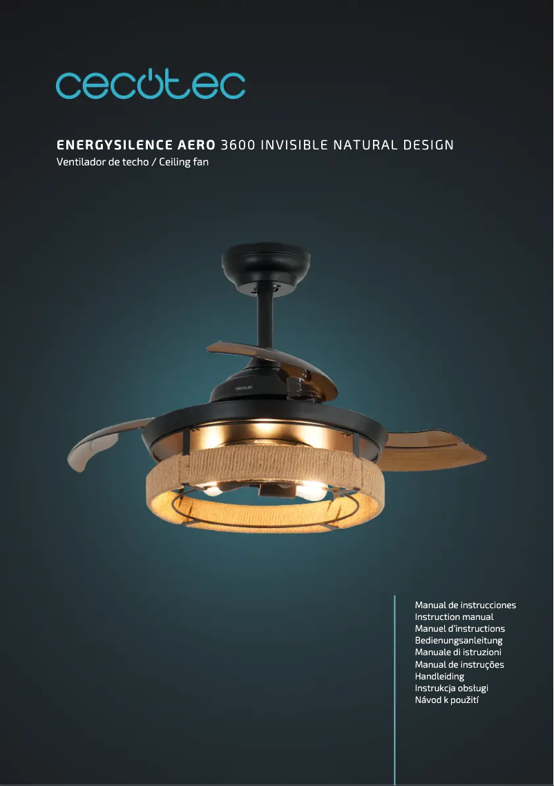 Página nº 1 - Manual de usuario Cecotec EnergySile Aero 3600