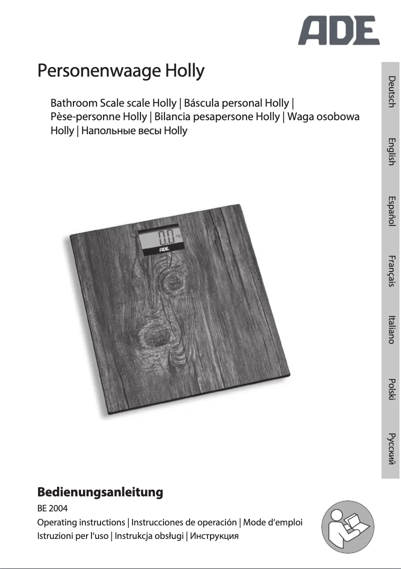 Imagen de la primera página del manual del dispositivo Holly BE 2004