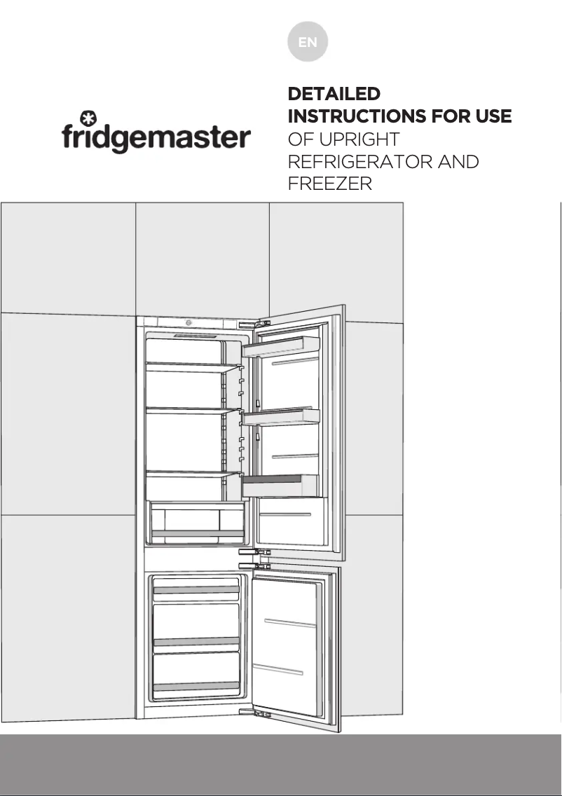Página nº 1 - Manual de usuario Fridgemaster MBC54260F