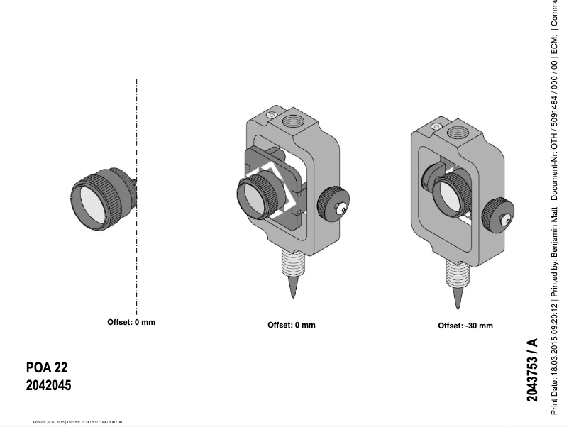 Página 1 del manual Manual de usuario Hilti POA 22